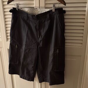 The North Face Men's Dark Gray Cargo Shorts Sz 30 Hiking Outdoors Gorpcore